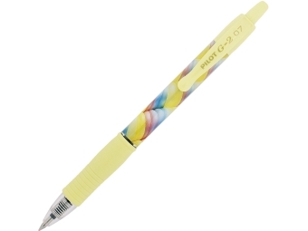 Pilot Roller G-2 Flow 0,7mm, žltý s čiernym atramentom